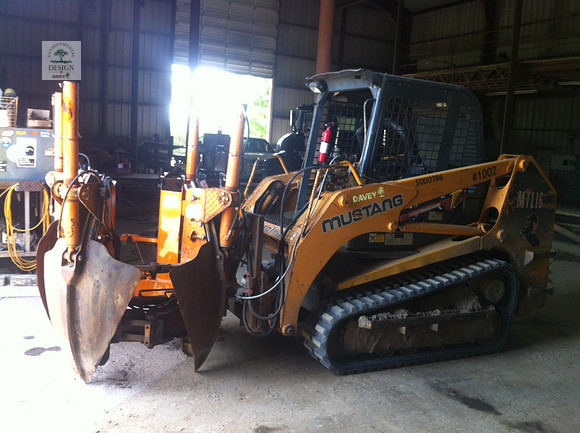 55 in loader mounted